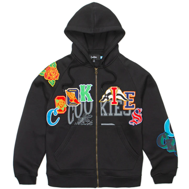 Pack 12 ZIP UP Fleece Hoody | Black