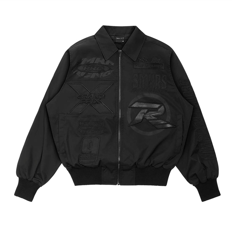 Windbreaker Racer Jacket | Black