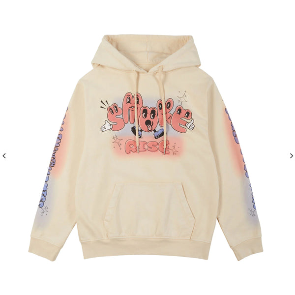 Fun French Terry Pullover Hoodie | Cream