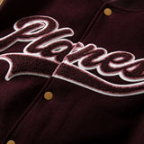 Varsity Jacket | Burgundy