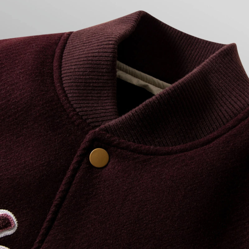 Varsity Jacket | Burgundy