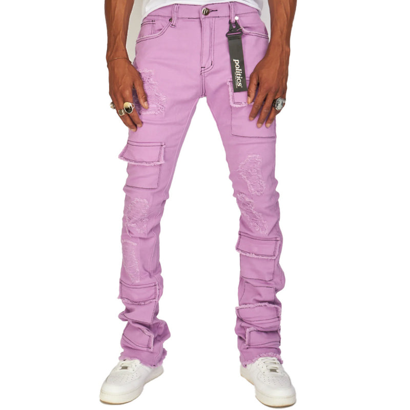 Marcel 552 Stacked | Purple Twill