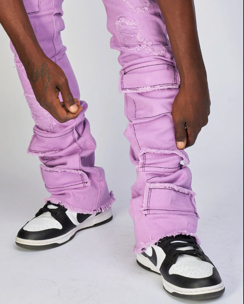 Marcel 552 Stacked | Purple Twill