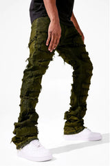 Jordan Craig Martin Stacked | Olive