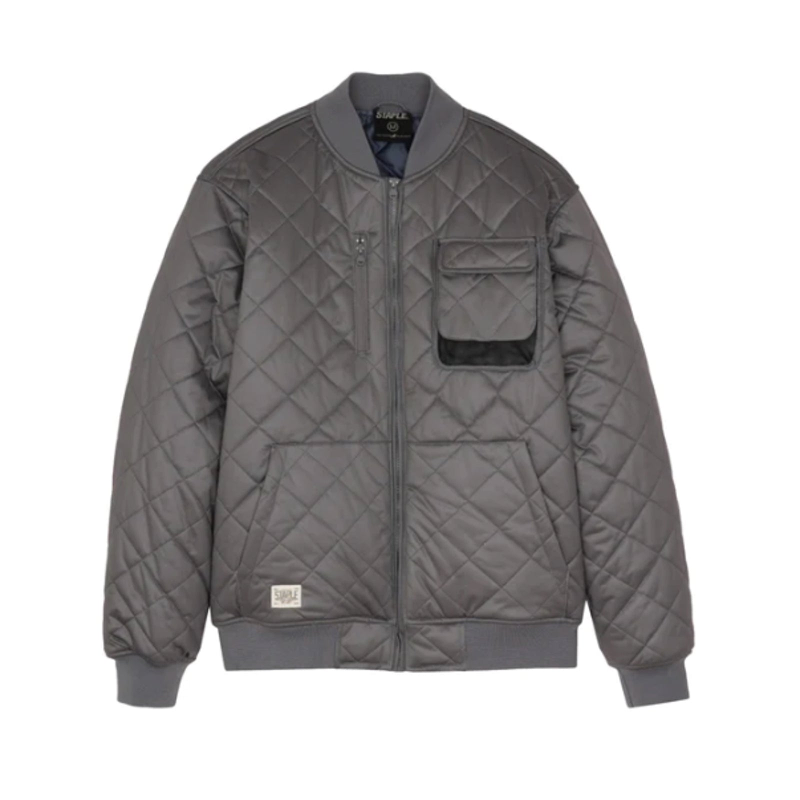 ●CAVISH●INSULATION STAR QUILTED JACKET 男女兼用 人気 Quilted Snap Jacket – Utility Canvas