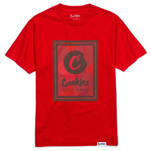 Park Ave SS Tee | Red-Burgundy