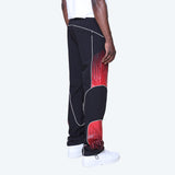 Smoke Rise - Republic Colorblock Windbreaker Pant | Red