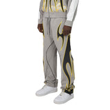 Smoke Rise - Gear Shift Windbreaker Joggers | Lightgrey