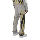 Smoke Rise - Gear Shift Windbreaker Joggers | Lightgrey
