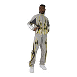 Smoke Rise - Gear Shift Windbreaker Joggers | Lightgrey