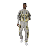 Smoke Rise - Gear Shift Windbreaker Joggers | Lightgrey