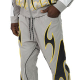 Smoke Rise - Gear Shift Windbreaker Joggers | Lightgrey