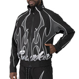 Smoke Rise - Gear Shift Windbreaker Jacket | Black