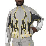 Smoke Rise - Gear Shift Windbreaker Jacket | LightGrey