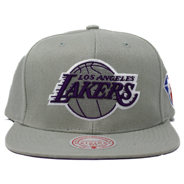 NBA 75th Silver Snapback Lakers | Grey - Purple