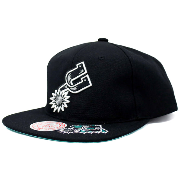 NBA Dead Remix Headstock Snapback HWC Spurs | Black