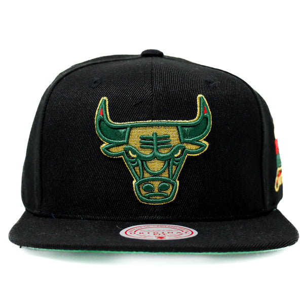 NBA BHM Logo Color Snapback Bulls | Black