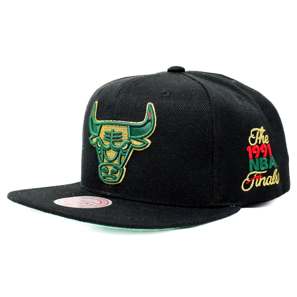 NBA BHM Logo Color Snapback Bulls | Black