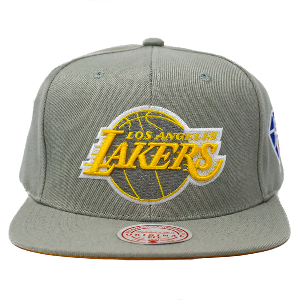 NBA 75th Silver Snapback Lakers | Silver