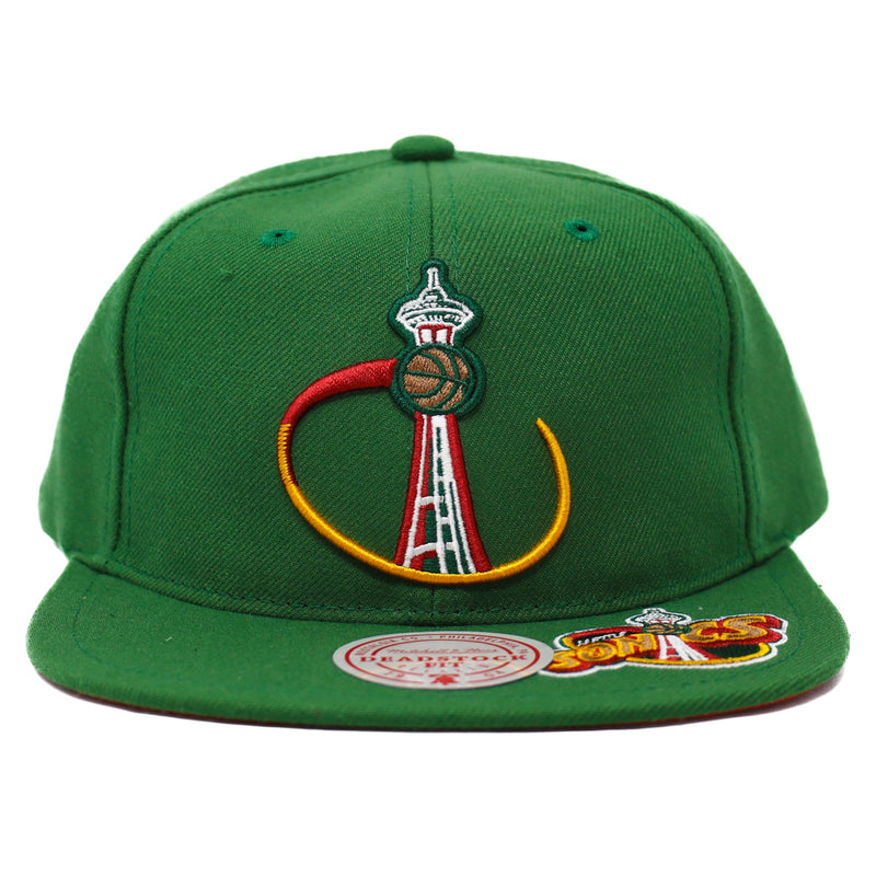 NBA Dead Remix Headstock Snapback HWC Supersonics | Green