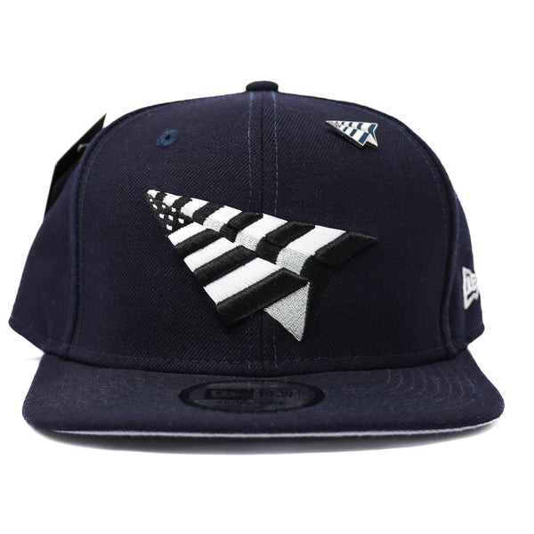 Boy Crown Old School Snapback | Navy