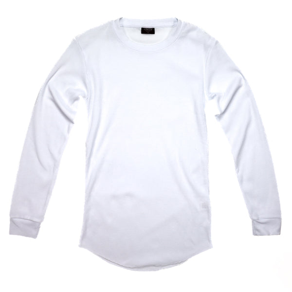 City Lab - Fitted Thermal Crew Neck Shirt | White