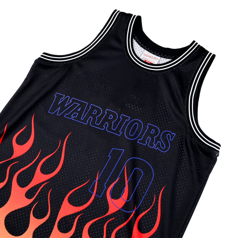 NBA Flames SwingMan Jersey Warriors 90 Tim Hardaway –  SilverstarClothingStore