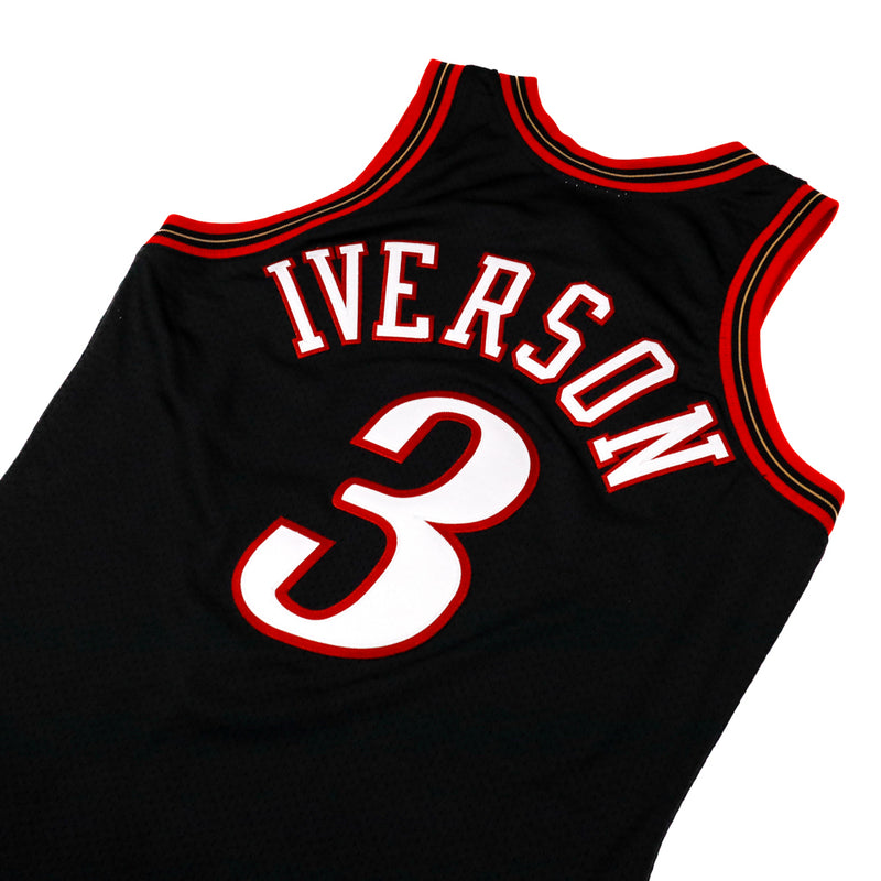 Hardwood Classics Mitchell & Ness 99-00 Sixers Allen Iverson Blue  Basketball Jersey