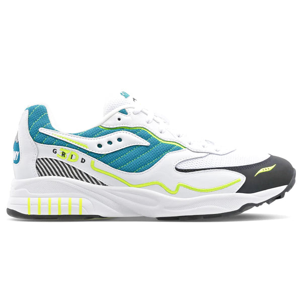 Saucony - 3D Grid Hurricane | White - Green