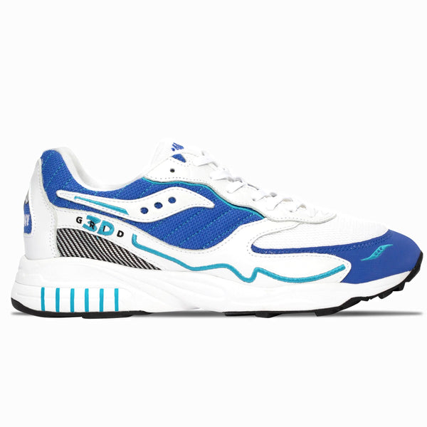 Saucony - 3D Grid Hurricane | White - Royal